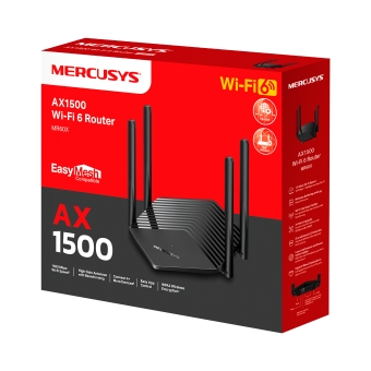 Mercusys MR60X AX1500 Dual-Band WiFi 6 Router